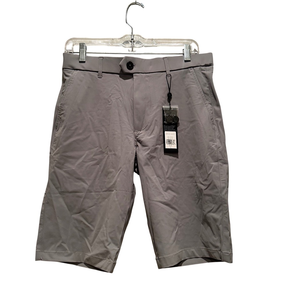 NWT Greyson Golf Men's Montauk Performance Shorts 10" Gray Size 30 Waist